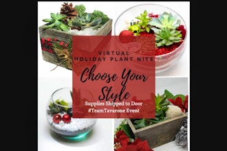 Virtual Holiday Plant Nite: Choose your Style (13+)